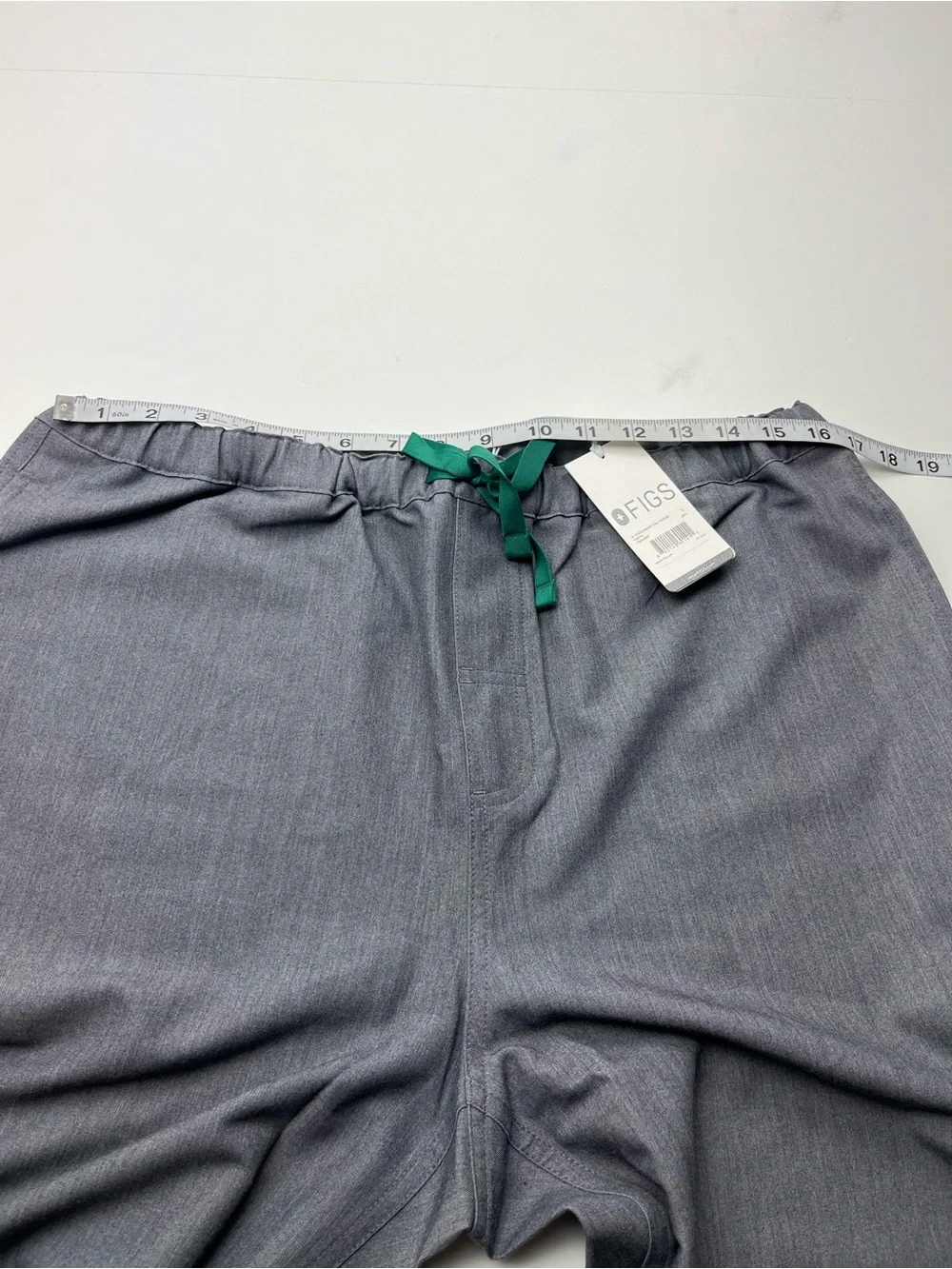 Figs Pisco Basic Large Tall Scrub Pants Mens Gray Grey Medical Pull-on NEW
